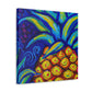 Pineapple Folk Delight - Canvas