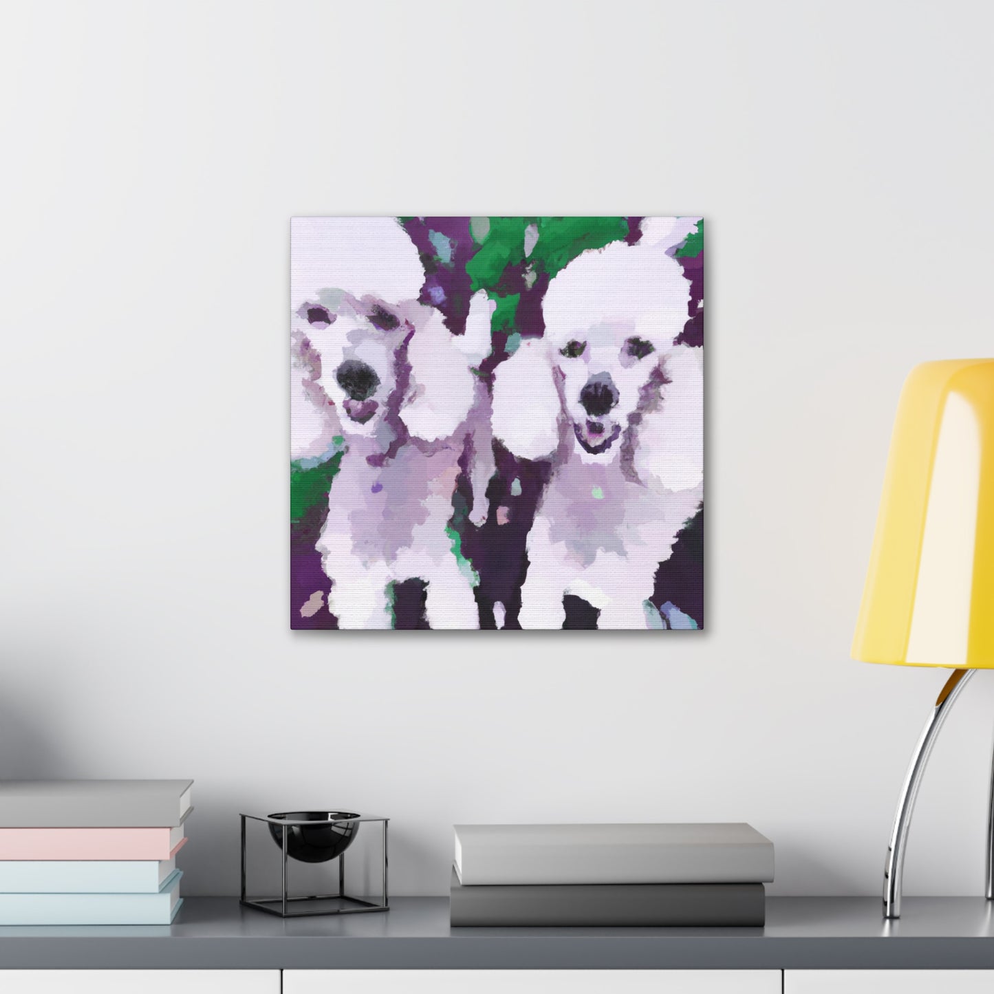 Poodle in Impressionism - Canvas