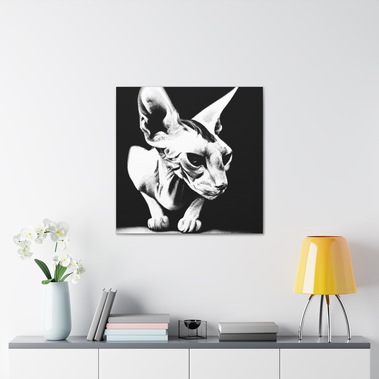 Sphynx Mystique Painting - Canvas