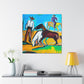 Horses in the Meadow - Canvas