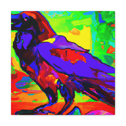 American Crows in Flight - Canvas