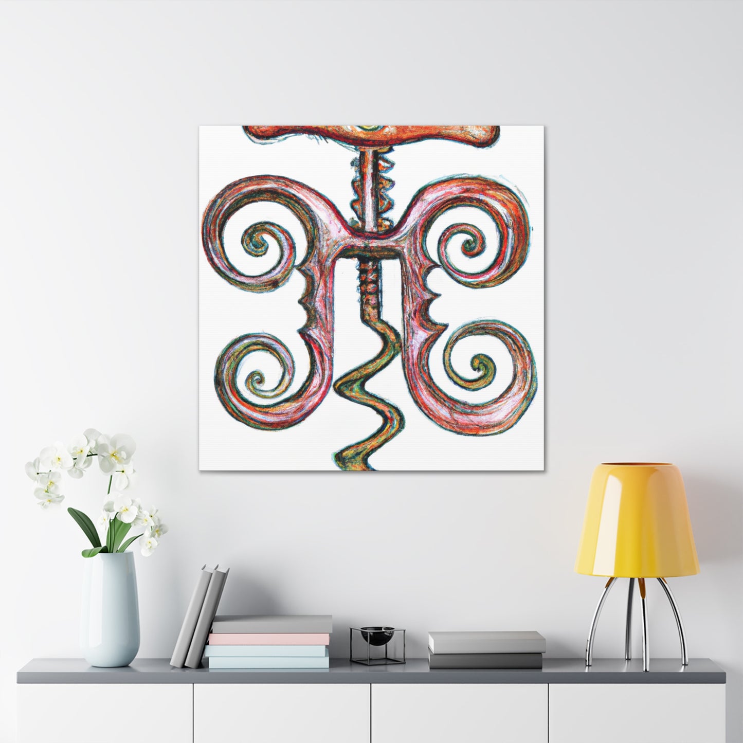 Corkscrew in Rococo - Canvas