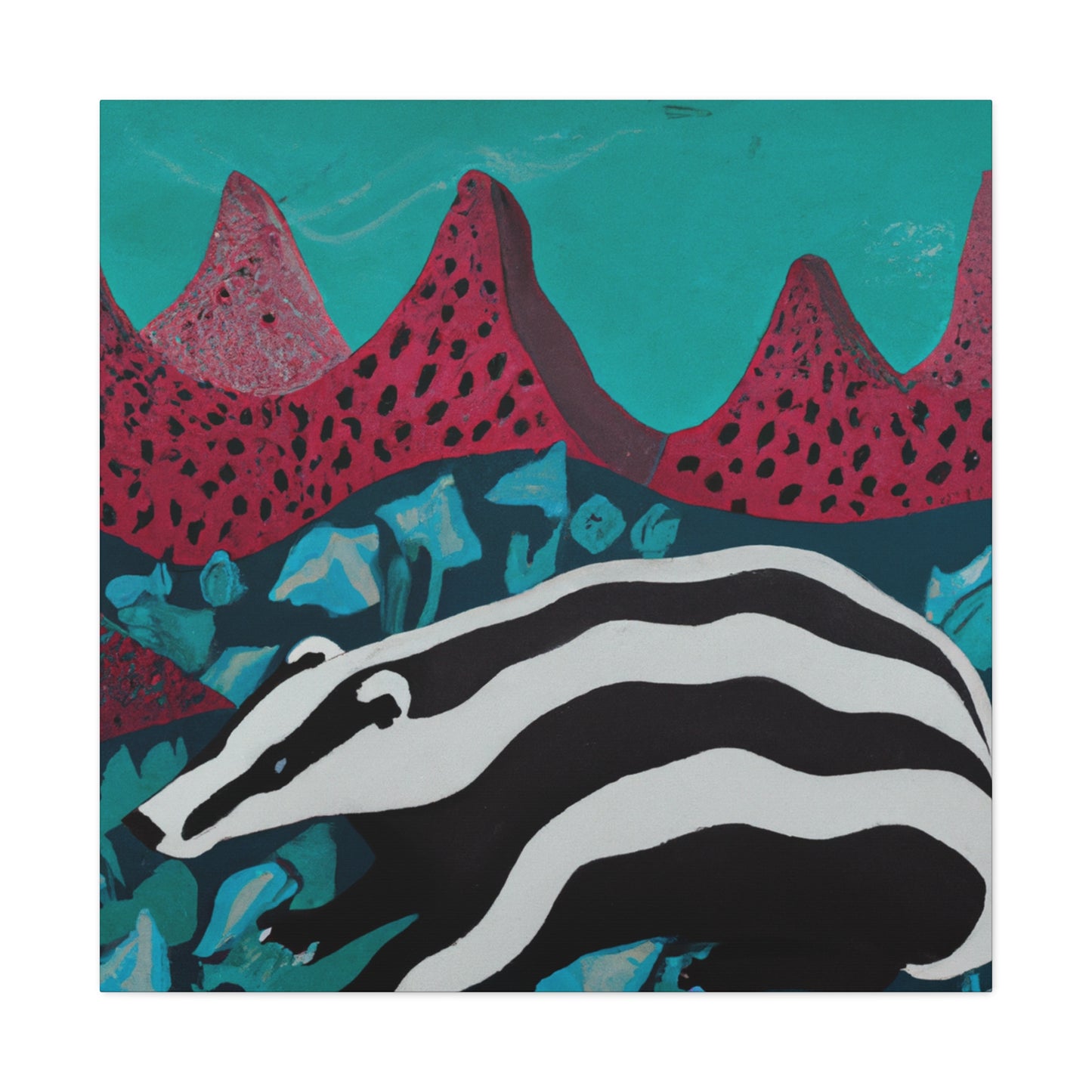 Badger By The Bay - Canvas