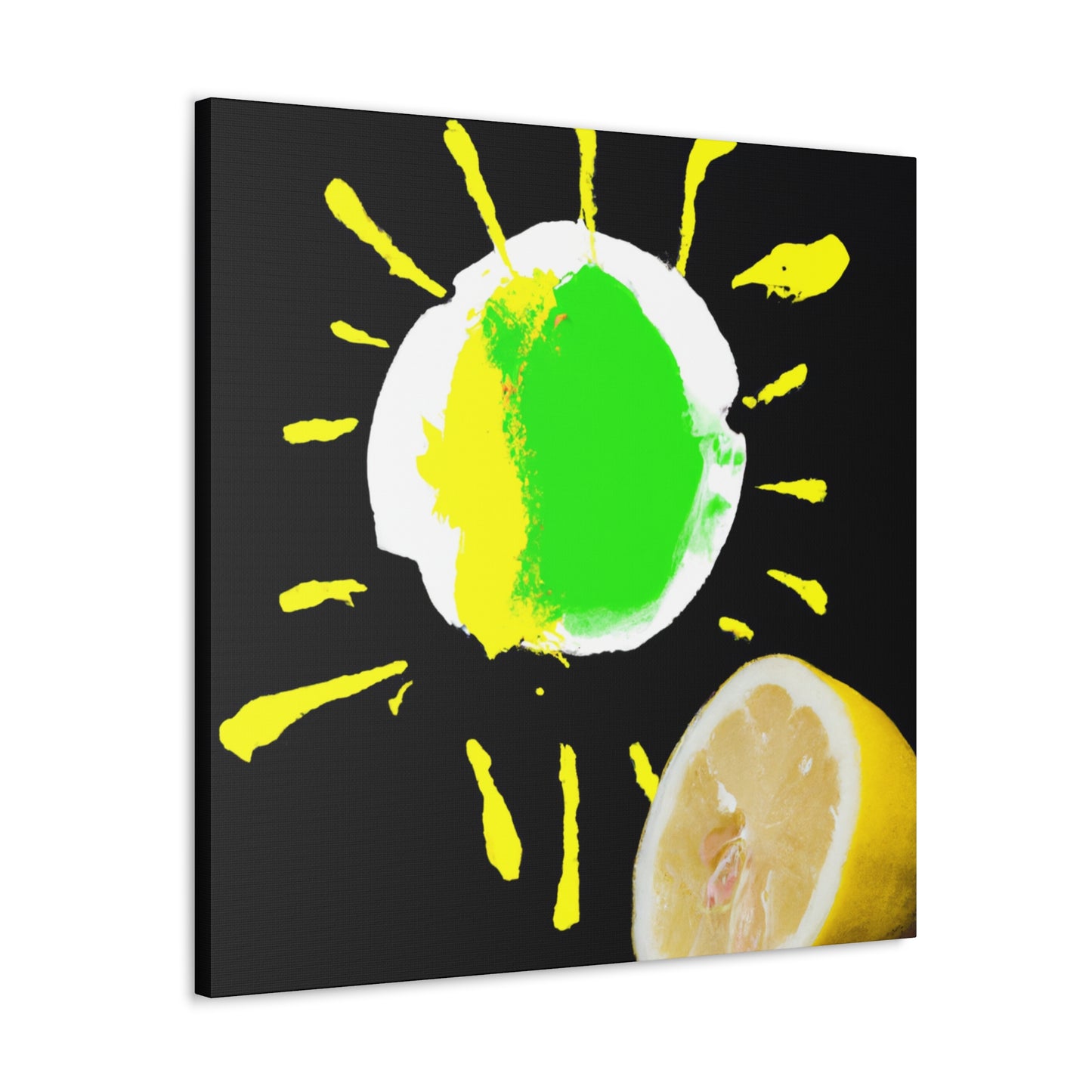 Lemon Juicy Brilliance - Canvas