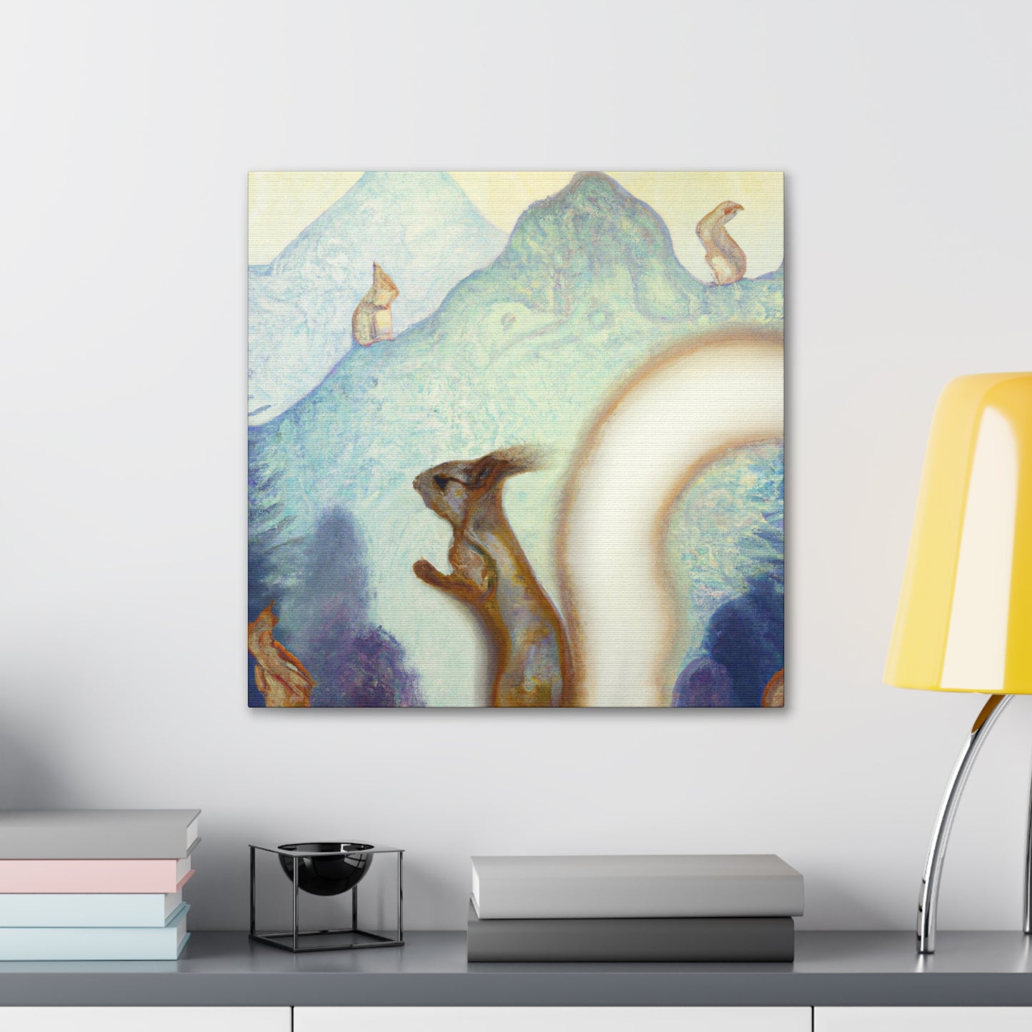 Squirrel's Garden Fantasy - Canvas