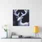 Reindeer Dusk Reflection - Canvas