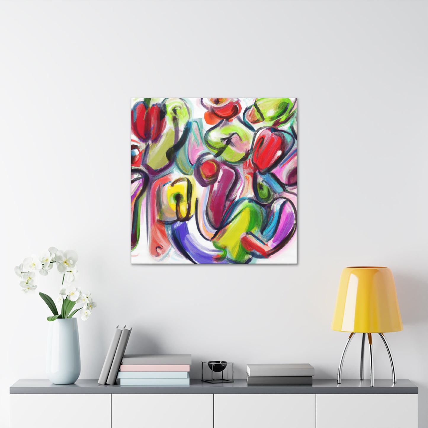 "Vegetables in Abstraction" - Canvas