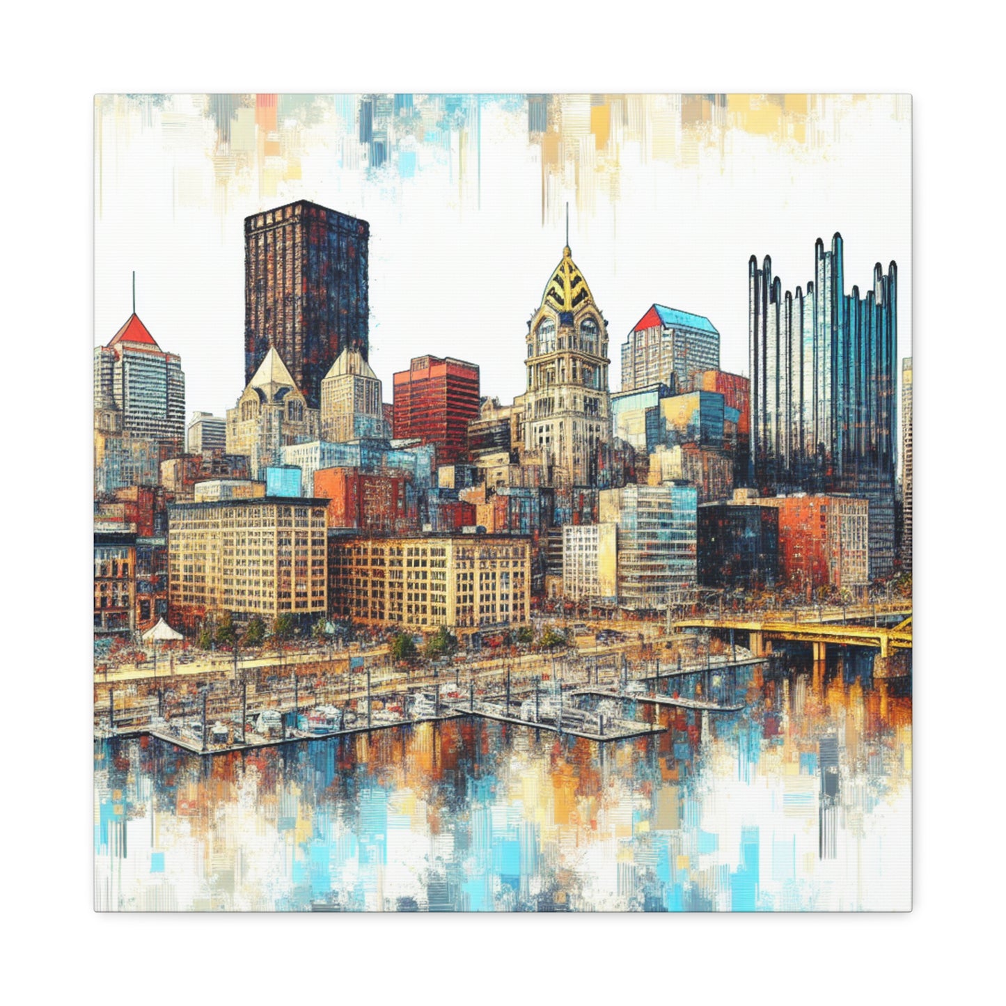 Steel City Sunrise Dream - Canvas