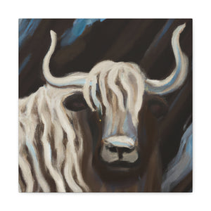 Yaks in Abstract Chaos - Canvas