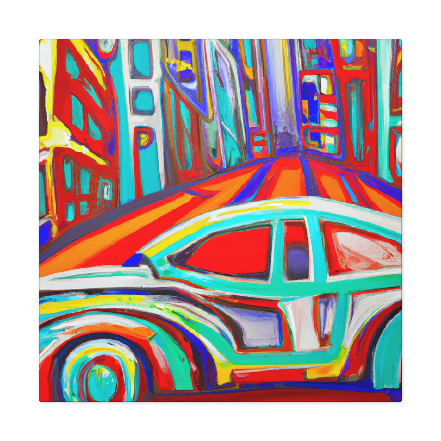 "Car in the Roaring Twenties" - Canvas