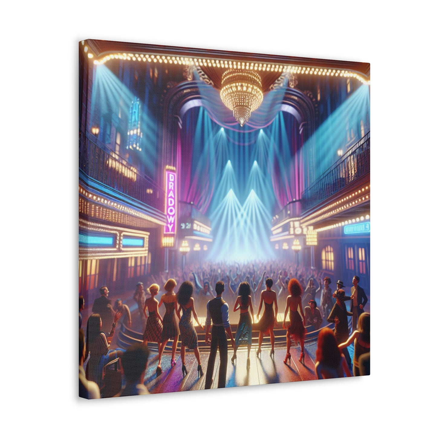 "Vibrant Broadway Spectacle" - Canvas