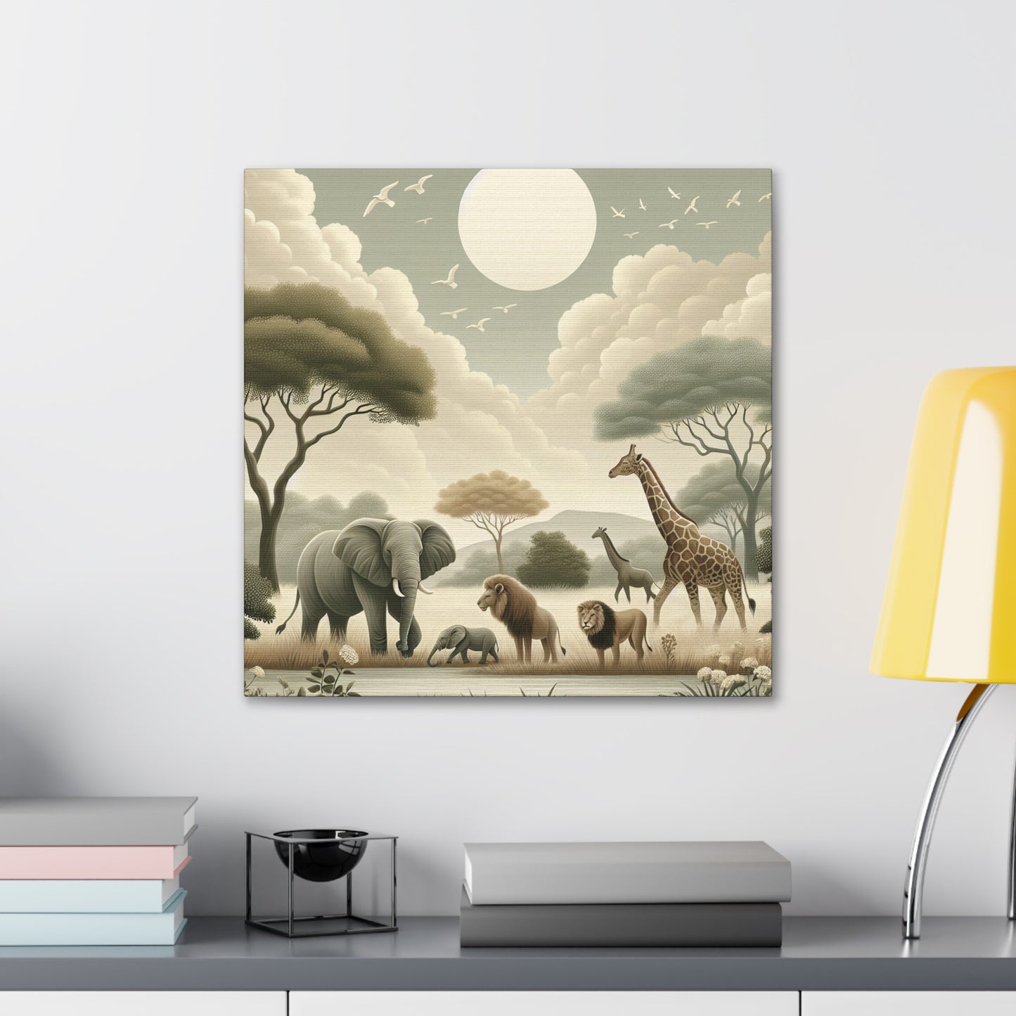 "Wild Safari Symphony" - Canvas