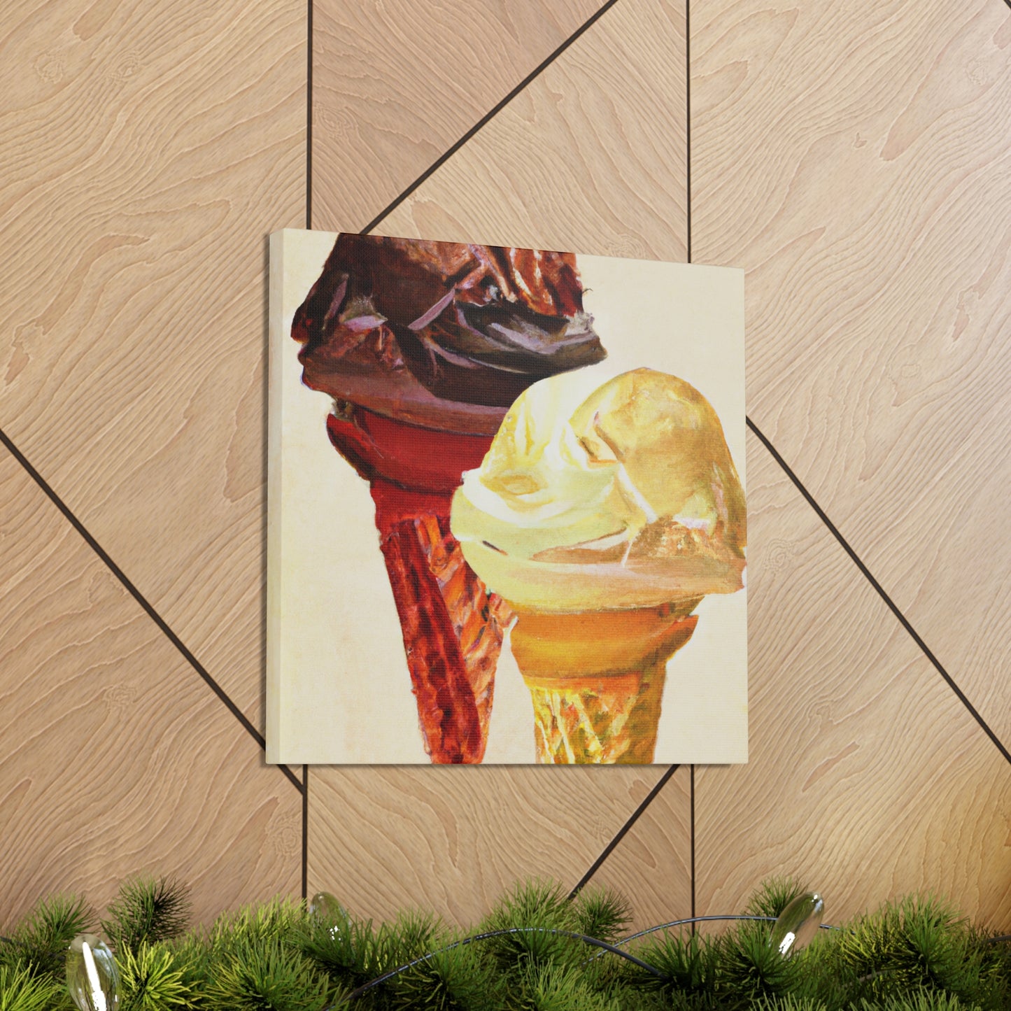 "Cone of Sweet Neoclassicism" - Canvas