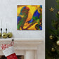 "Conures in Impressionism" - Canvas