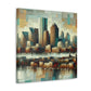 "Harbor Hues of Boston" - Canvas