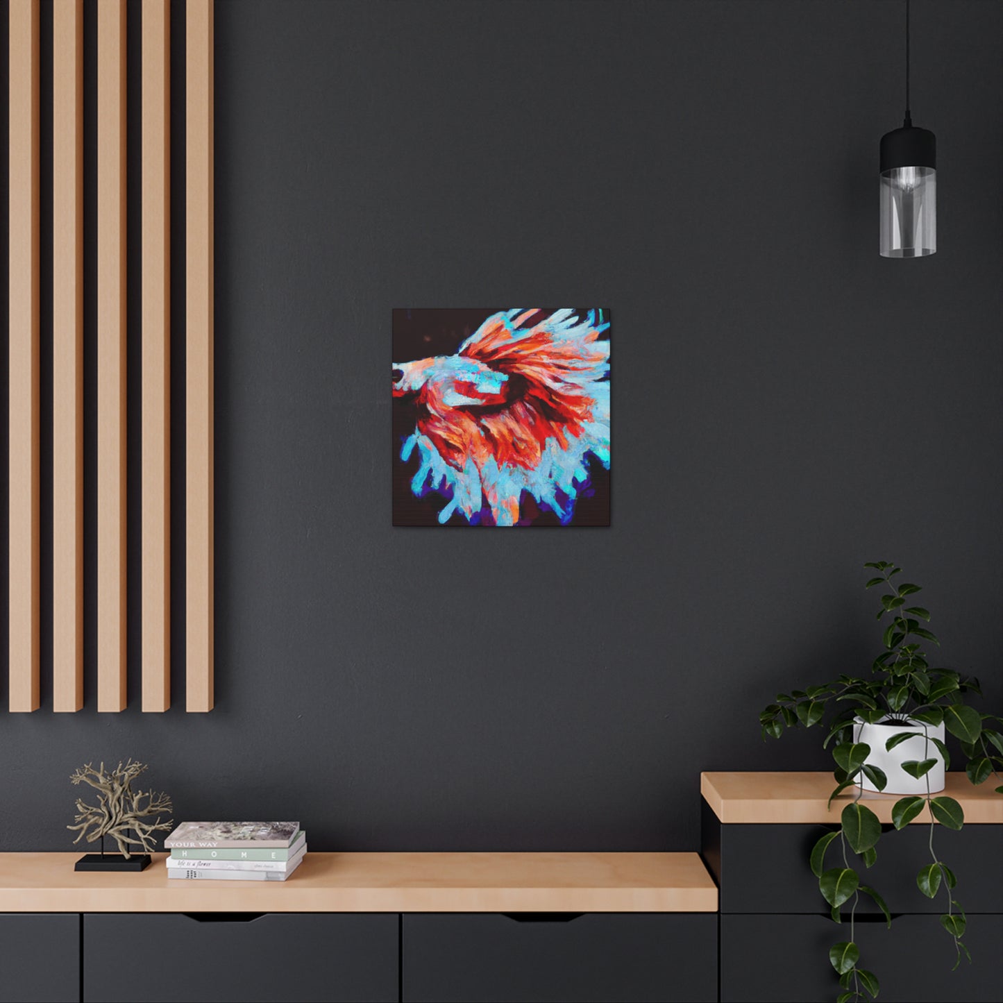 "Betta's Majestic Splendor" - Canvas