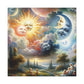 Gleaming Celestial Grins - Canvas