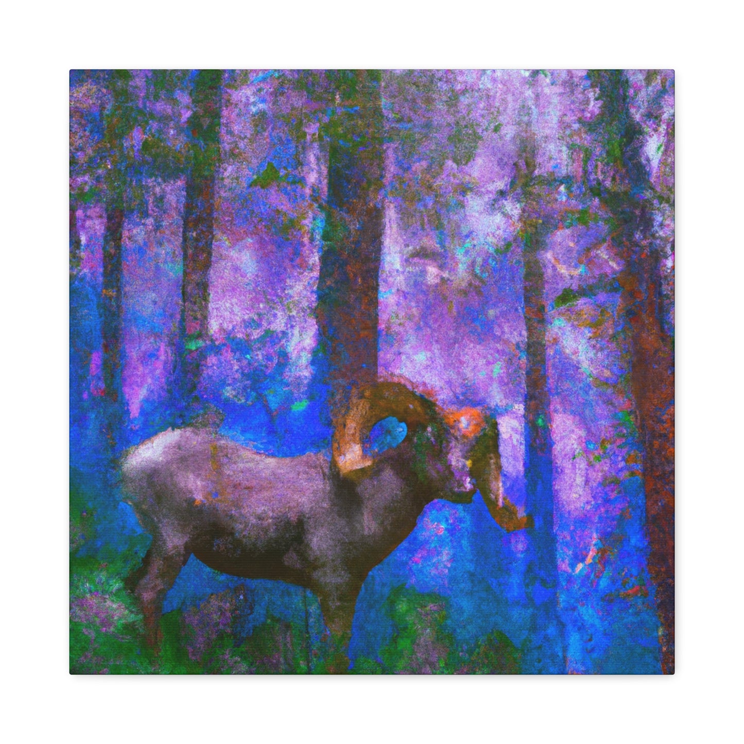 "Big Horn Impressionism" - Canvas