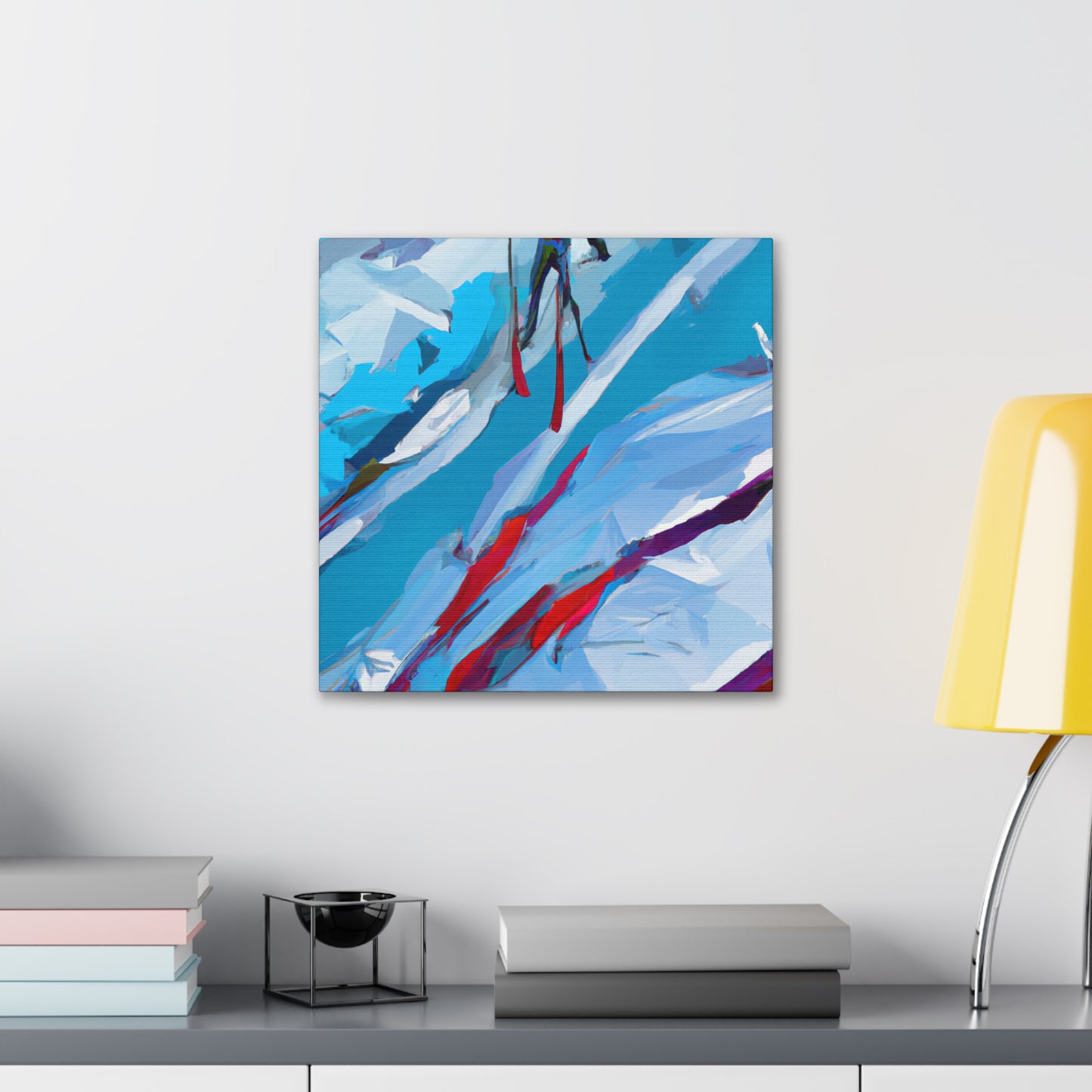 Skiing in Splendor - Canvas