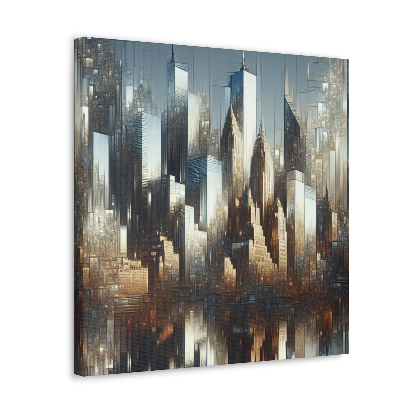 "Urban Symphony in Motion" - Canvas