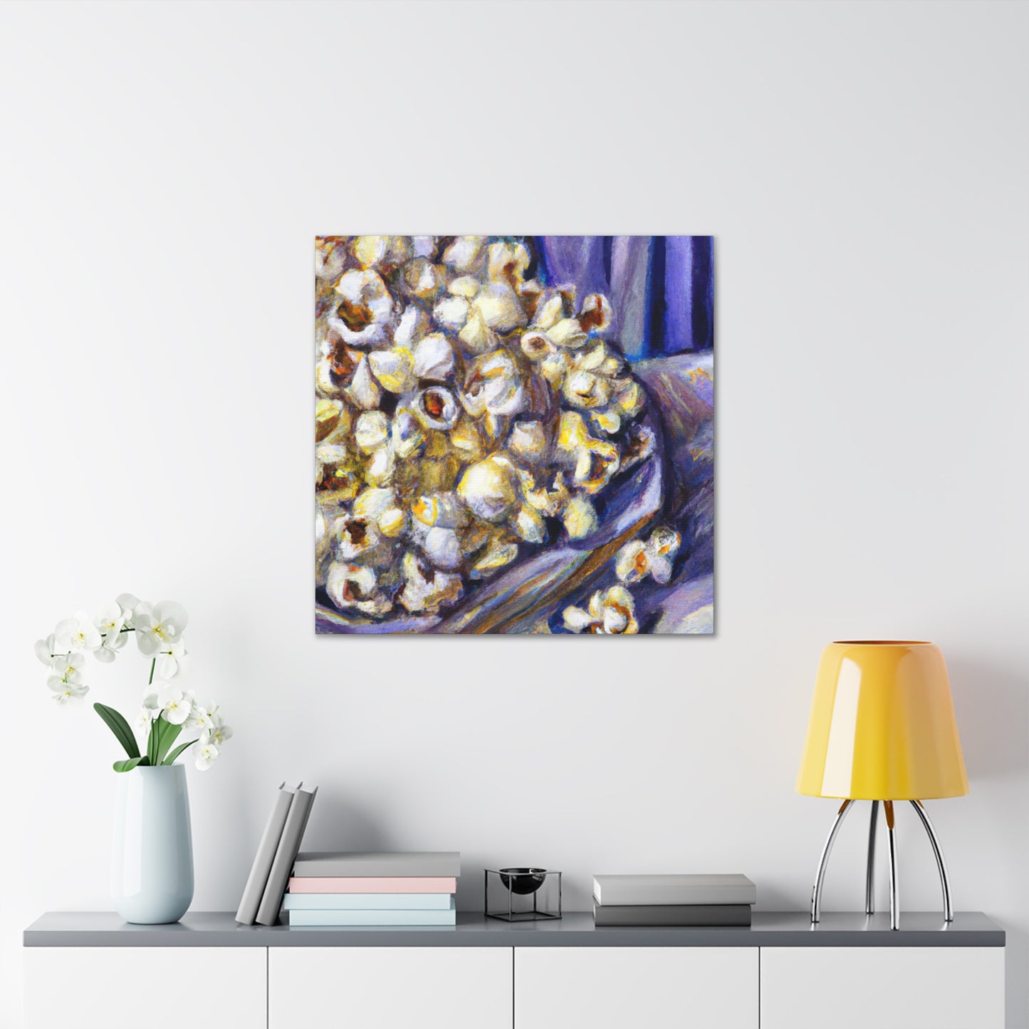 "Popcorn Delight Hyperrealism" - Canvas