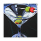 "Martini: Impact of Glass" - Canvas