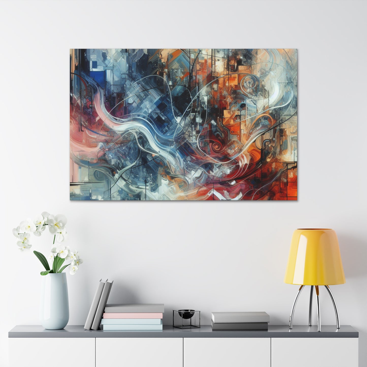 "Whirling Depths Unveiled" - Canvas