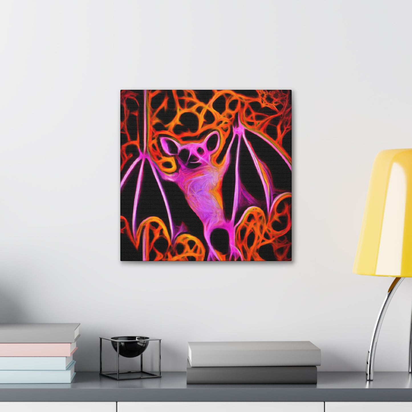 "Flying Fox in Flight". - Canvas