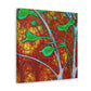 "Dogwood in Art Nouveau" - Canvas