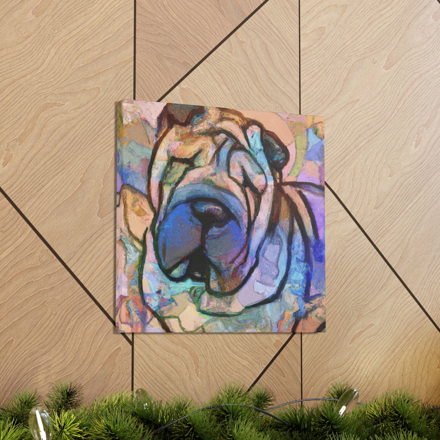 Shar Pei Expressionism - Canvas