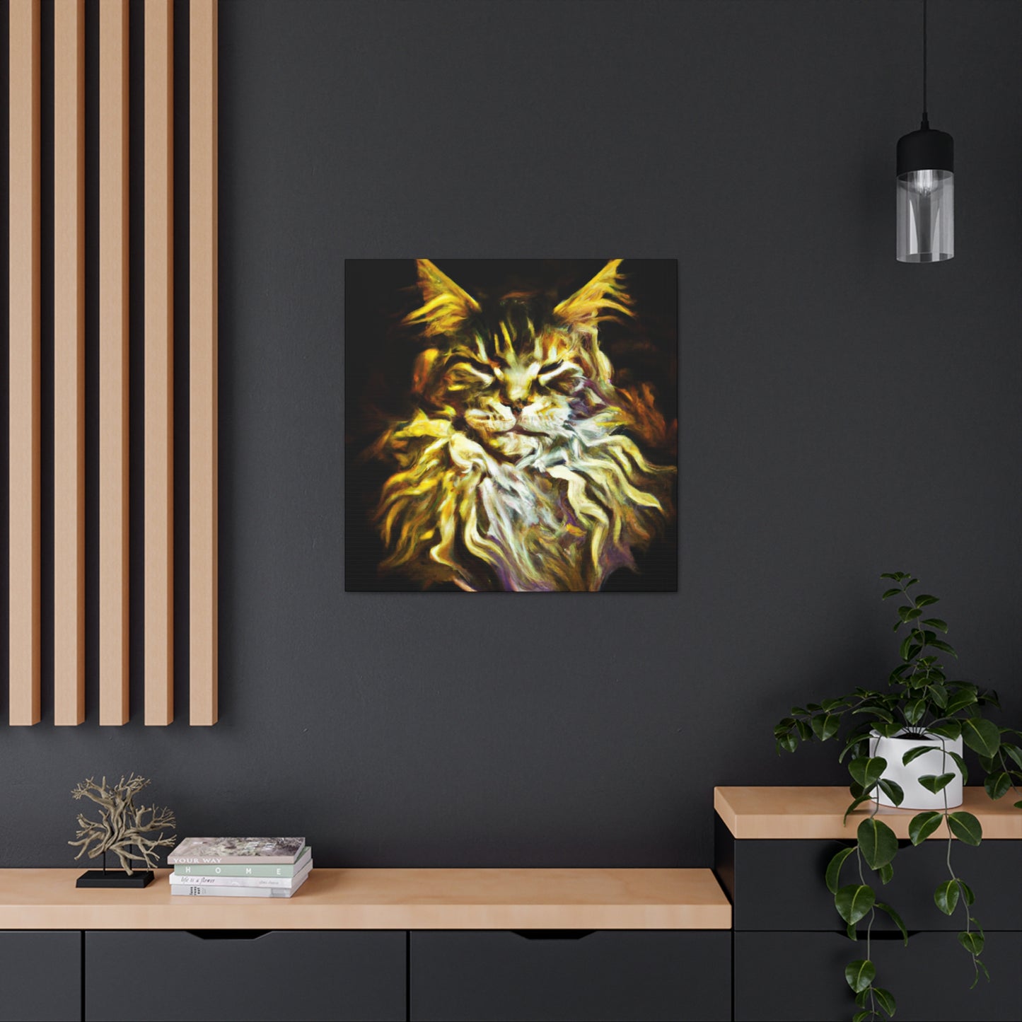 Feline Dreams in Maine - Canvas