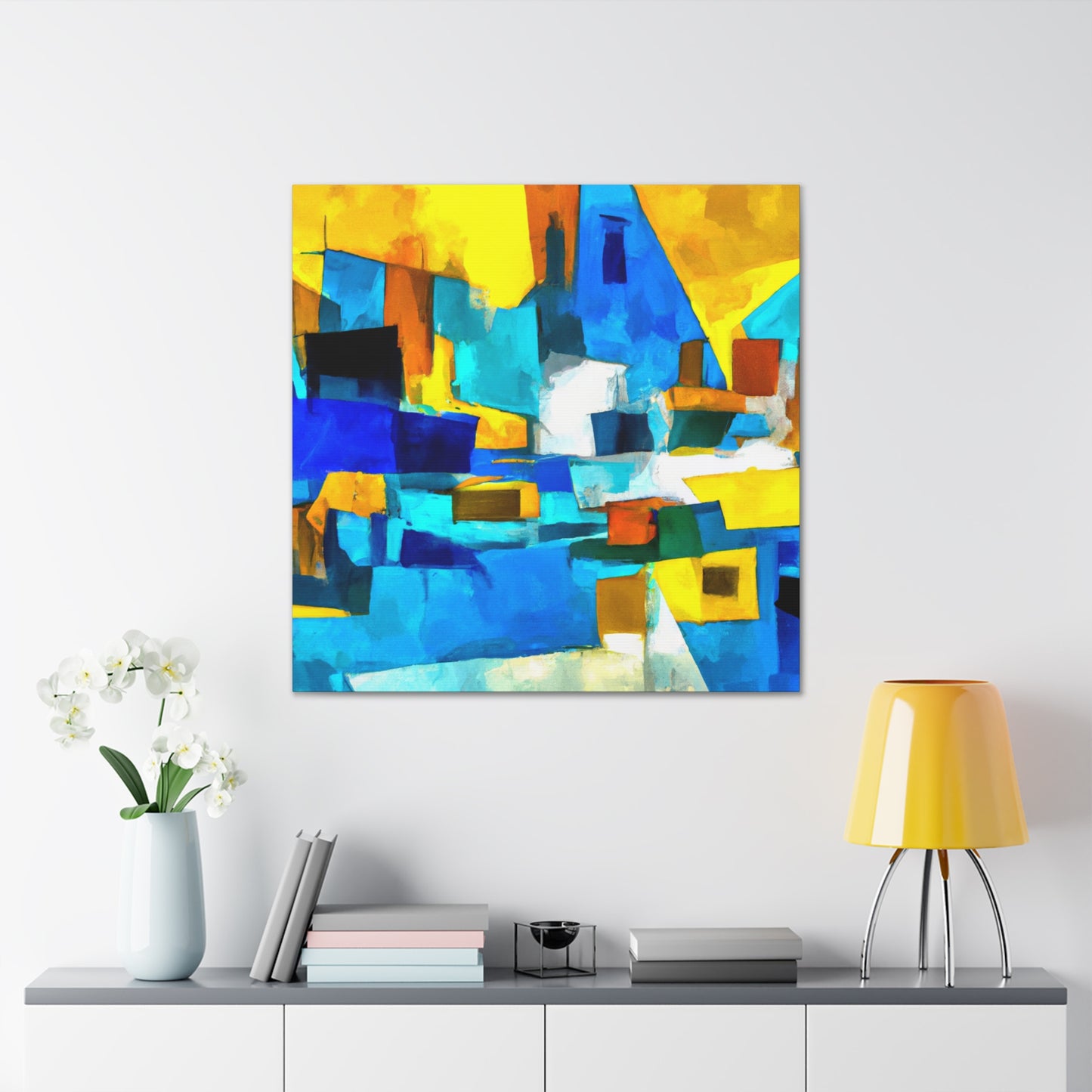 Urban Nightscape View - Canvas