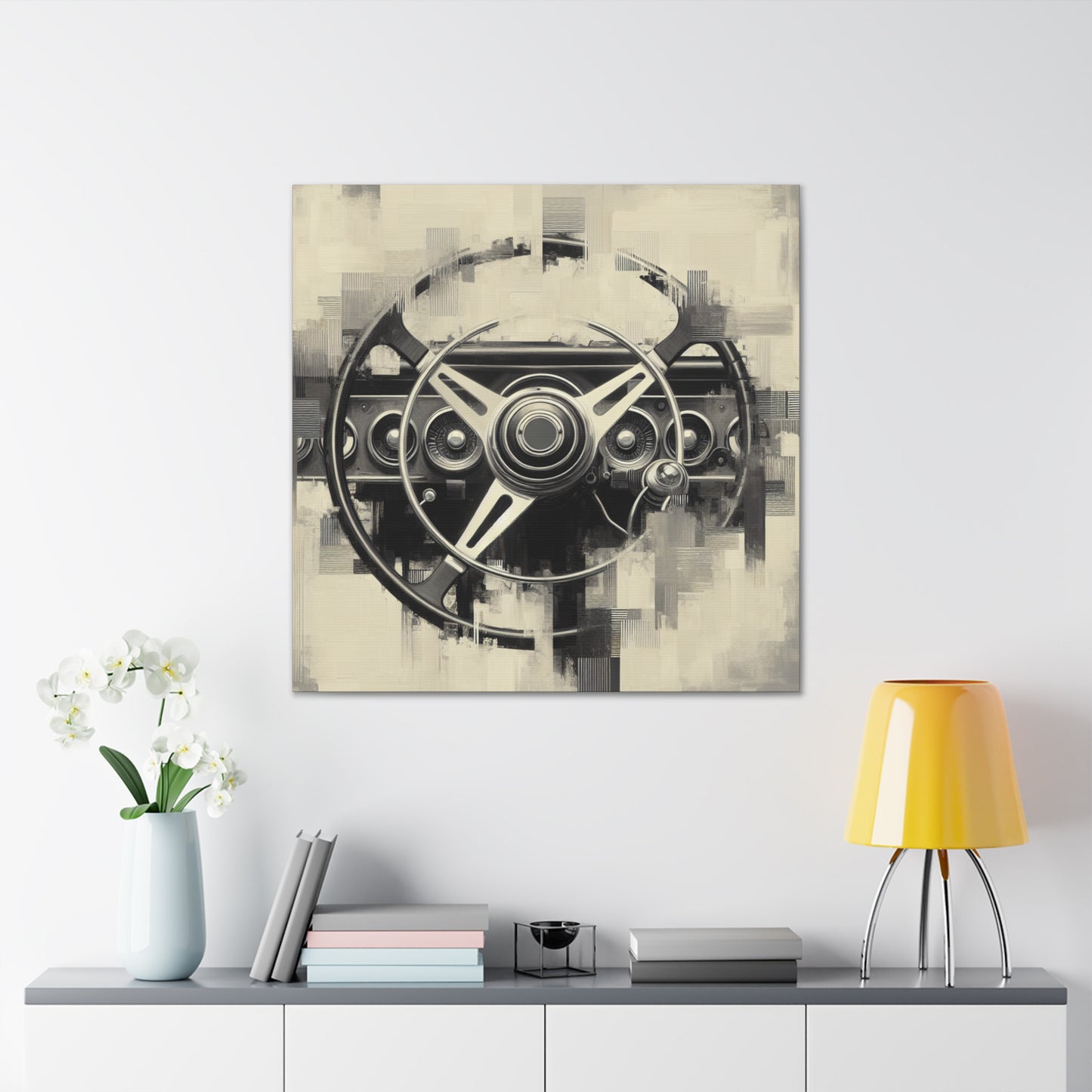 "Iconic Wheel Symphony" - Canvas