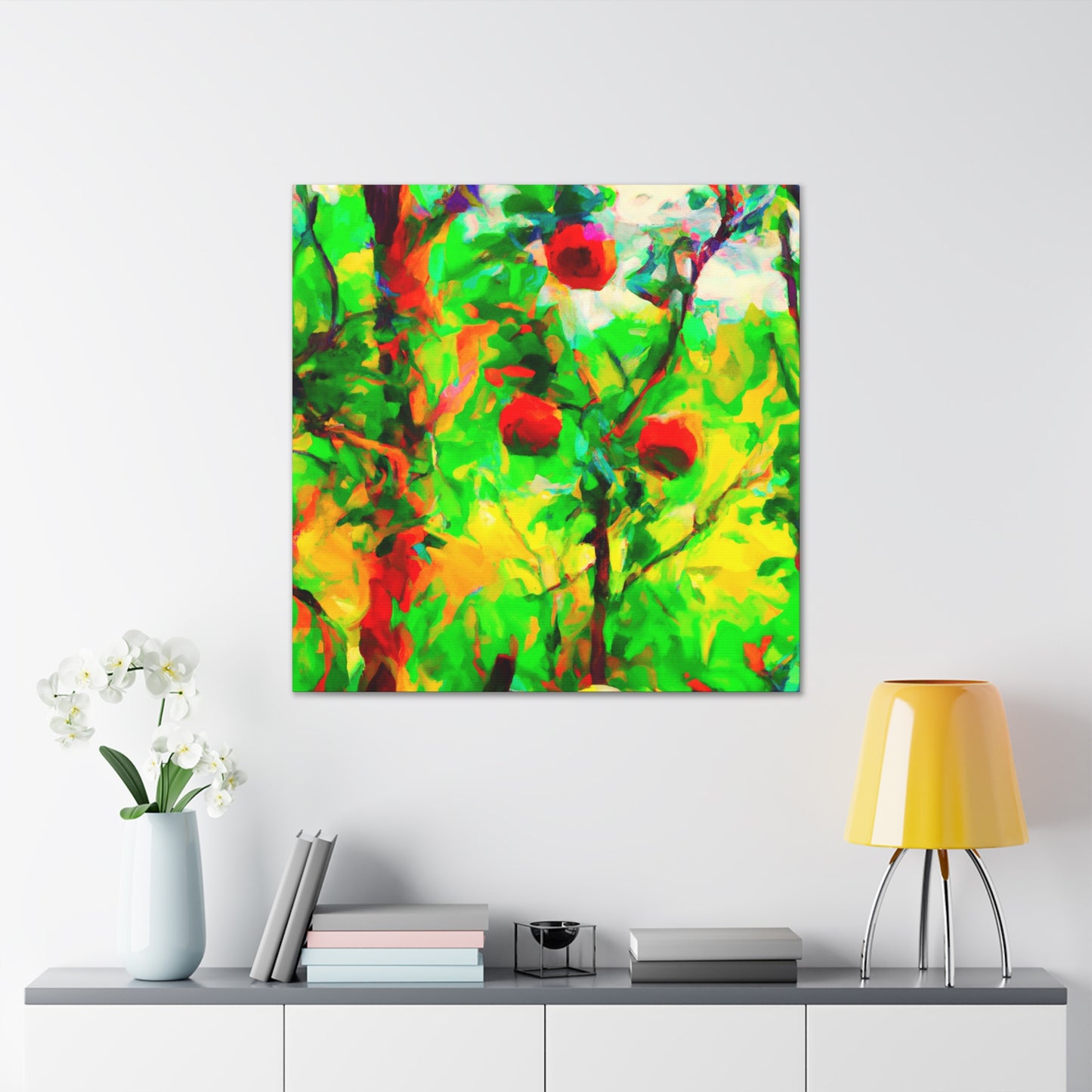 "Apple Tree Oasis" - Canvas