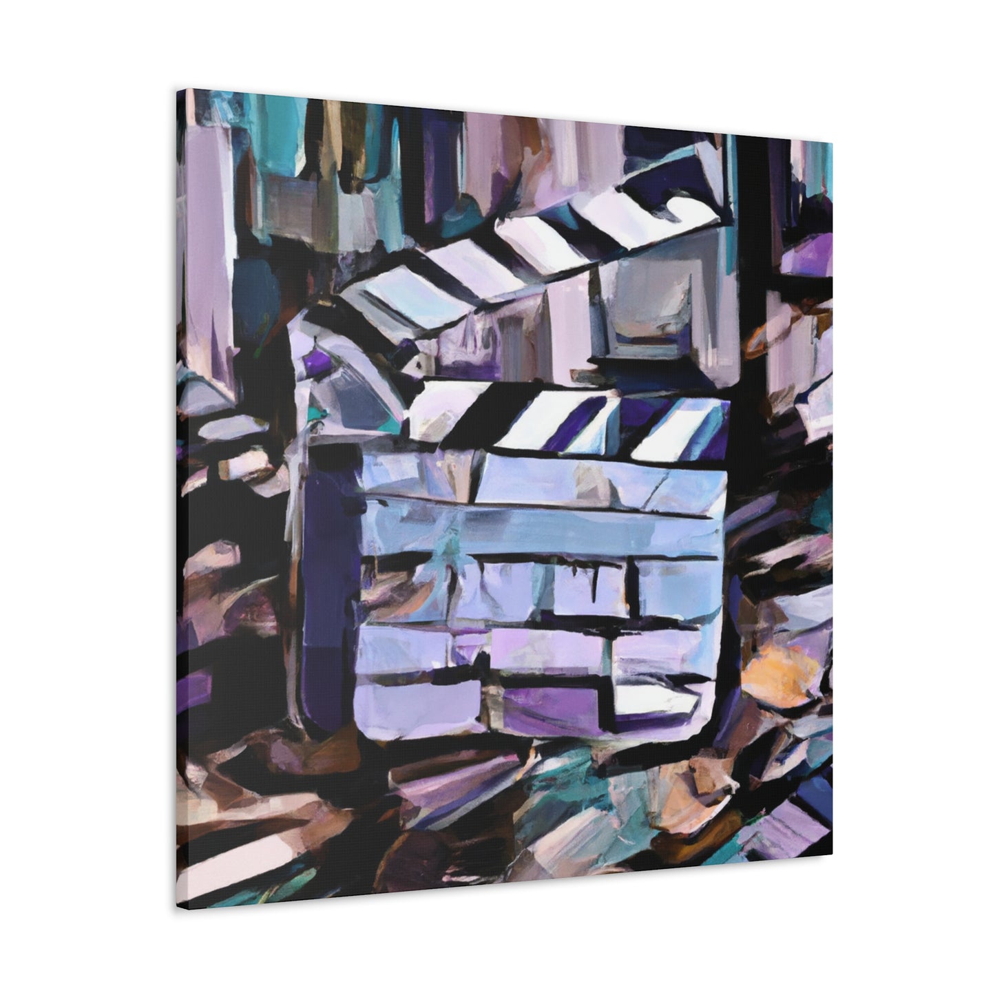 "Film Clapboard Suite" - Canvas