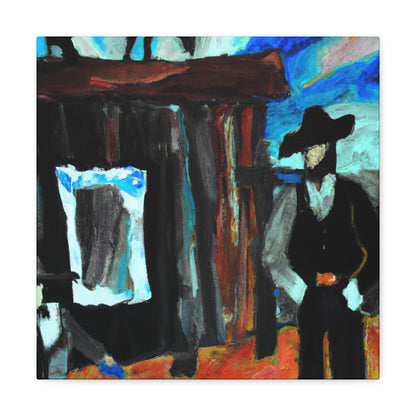 "Saloon in the 1940s" - Canvas