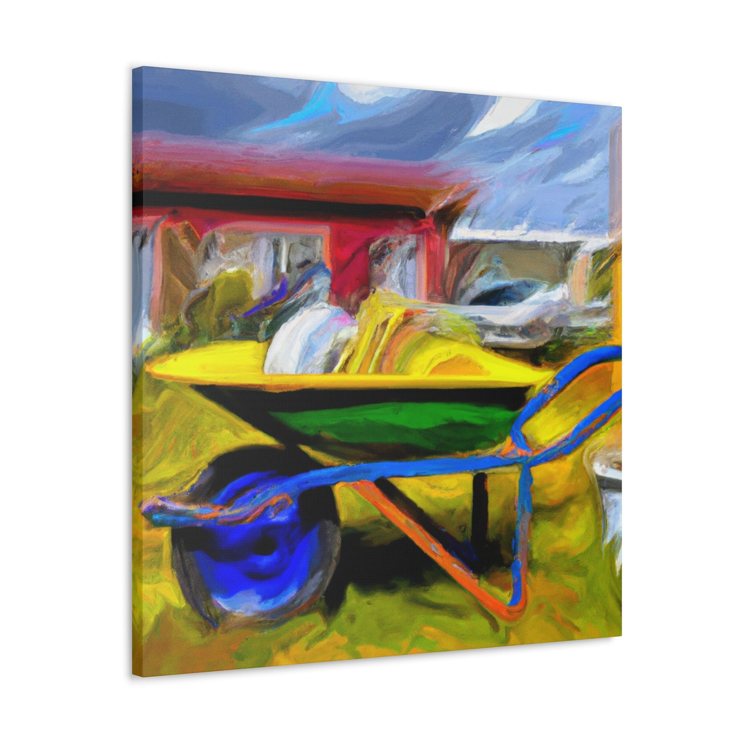 Wheelbarrow in Reality - Canvas