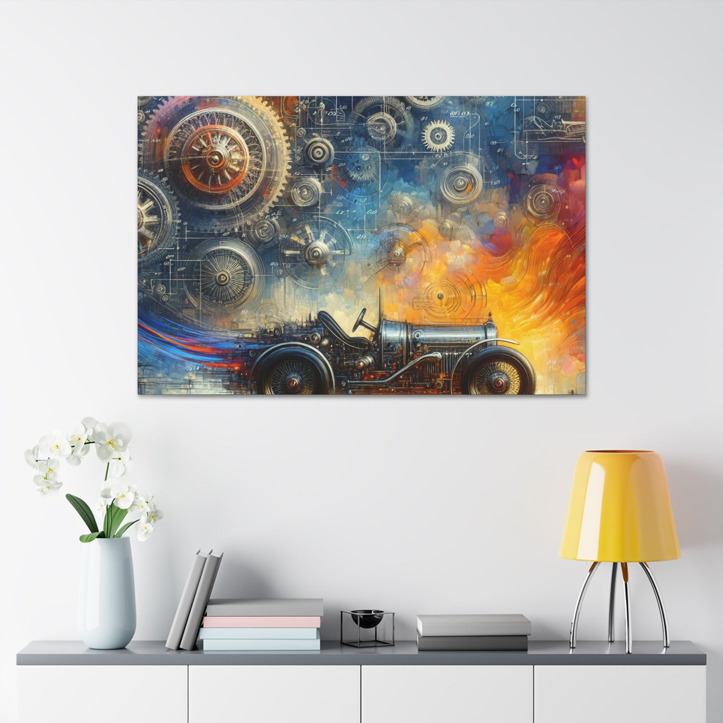 Auto Inventor's Abstract Journey - Canvas