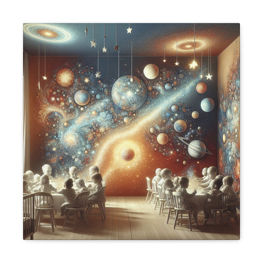 Cosmic Dreamscape Journey - Canvas