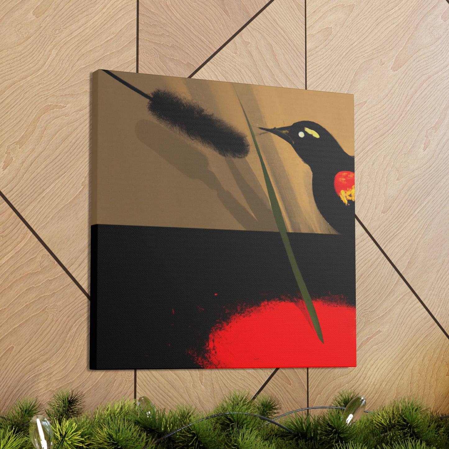 "Blackbird in Flight Rising" - Canvas