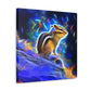 Chipmunk in Abstraction - Canvas