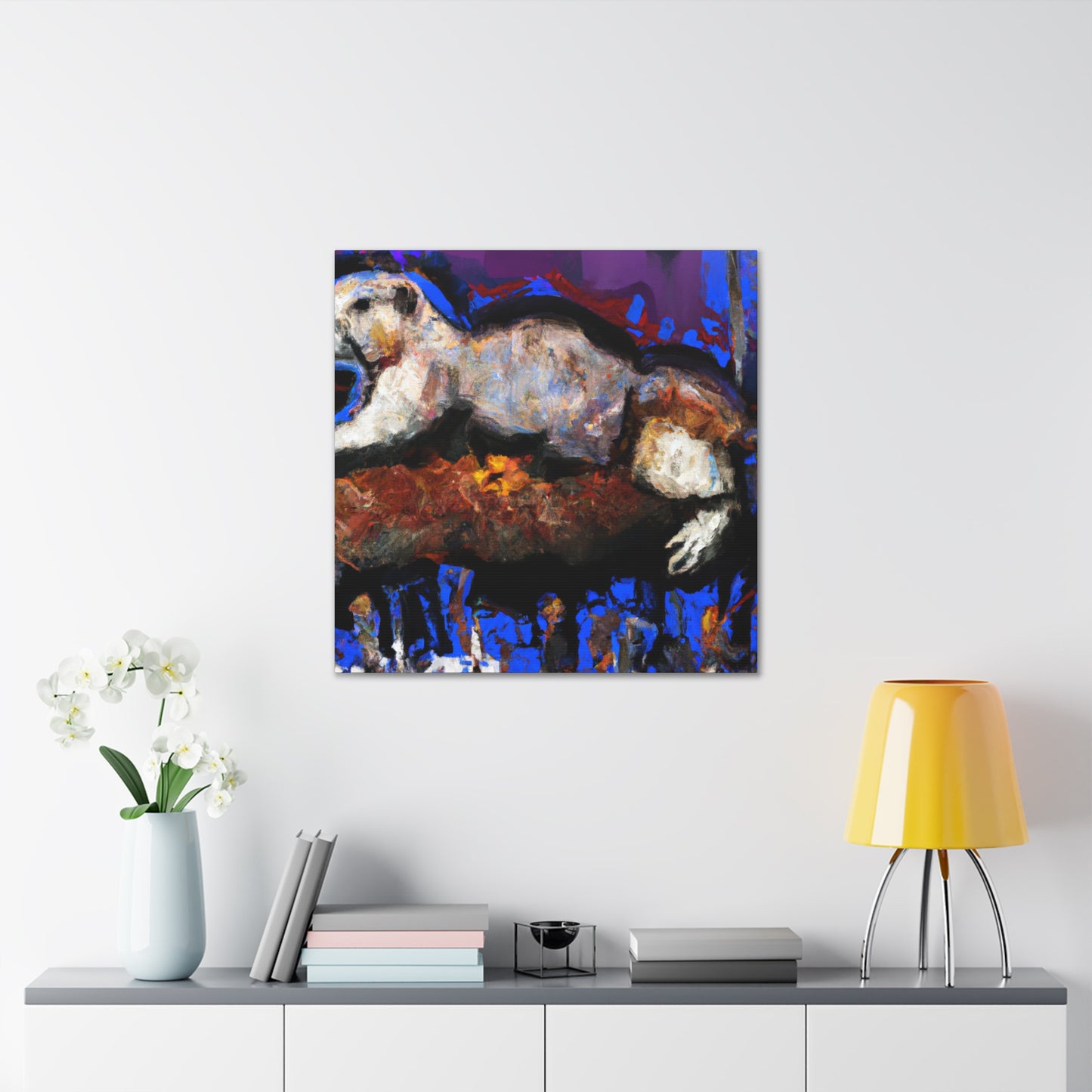 "Prairie Dog Embracement" - Canvas