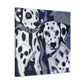 Dalmatian Abstract Expressionism - Canvas