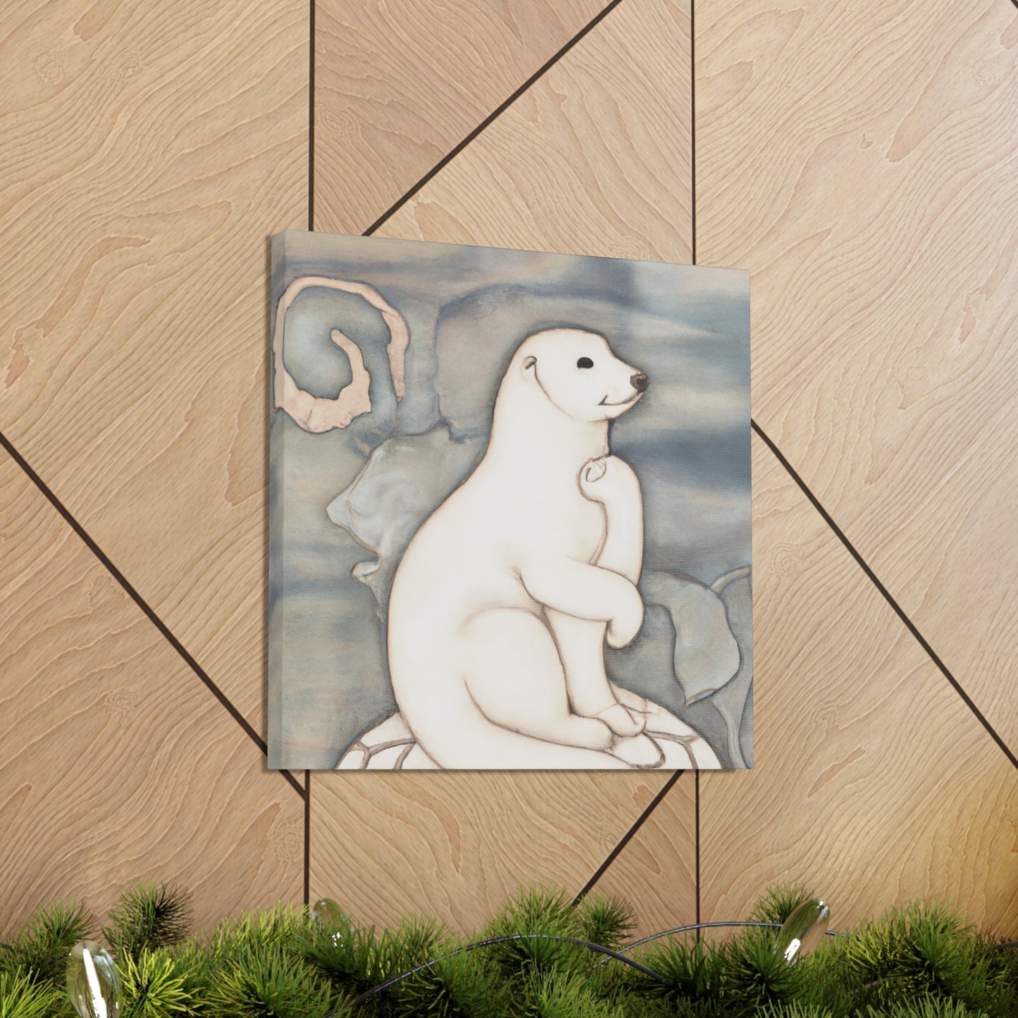 Ermine in Splendor. - Canvas