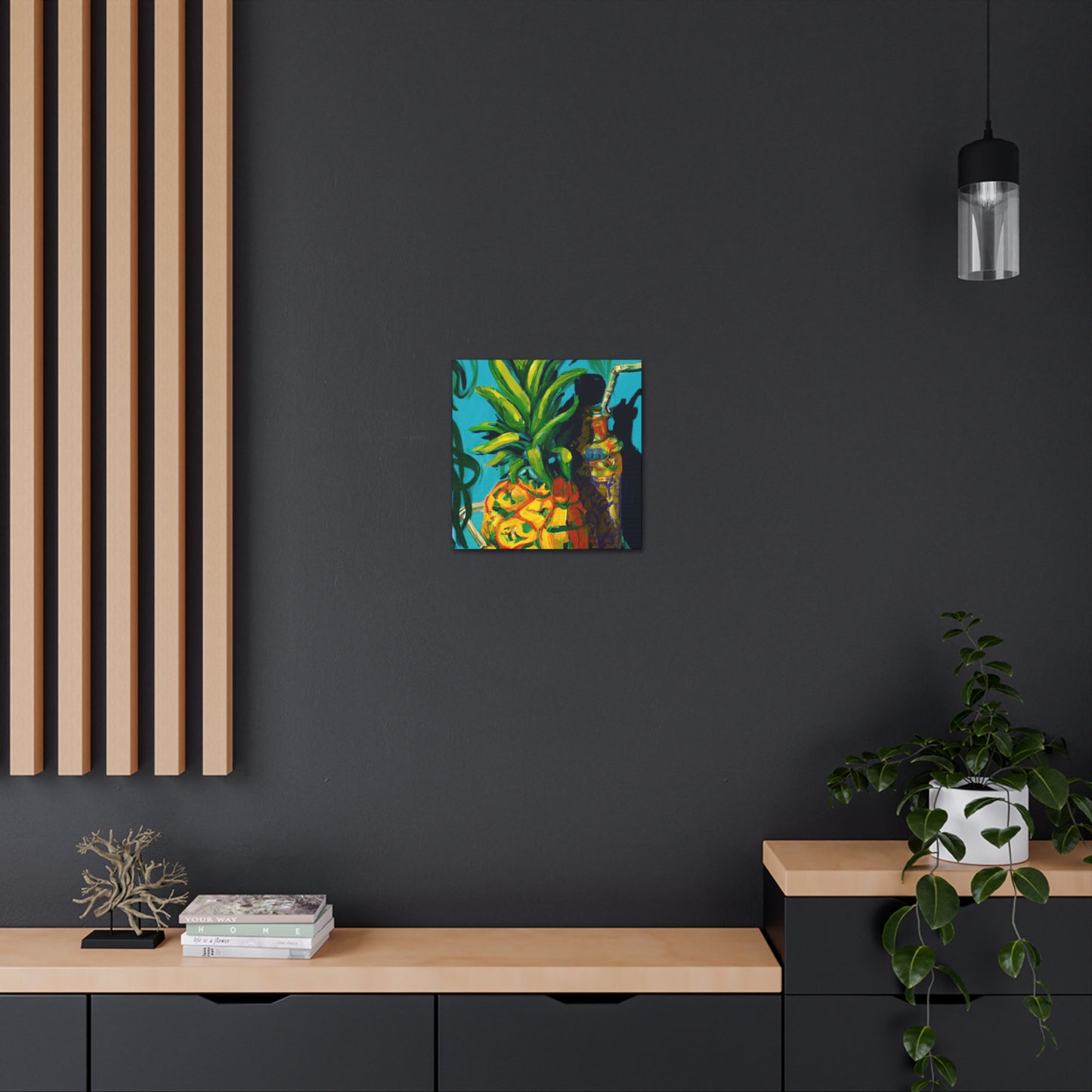 Pineapple in Neoclassicism - Canvas