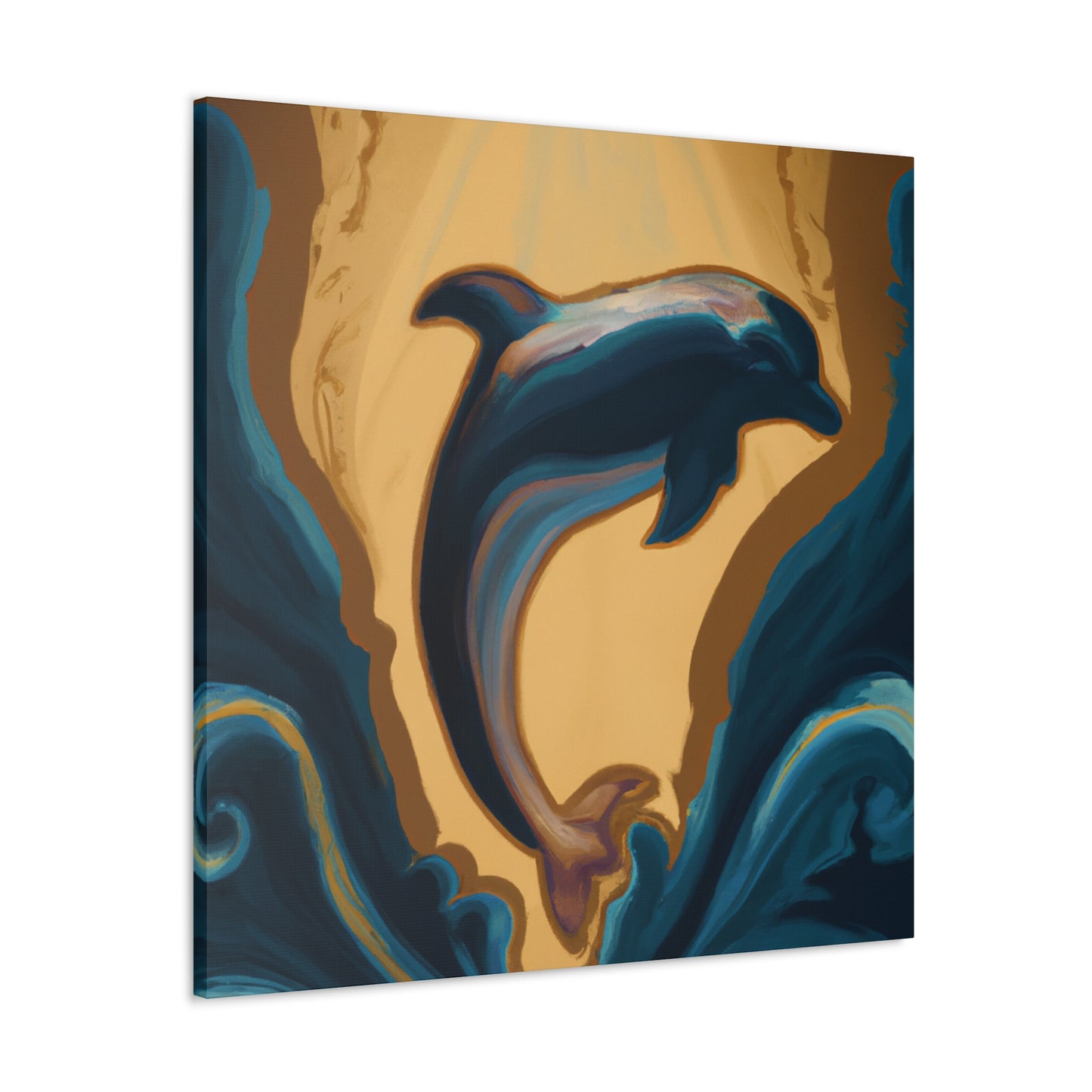 Dolphin's Grand Splendor - Canvas