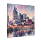 "Nashville's Vibrant Melodies" - Canvas