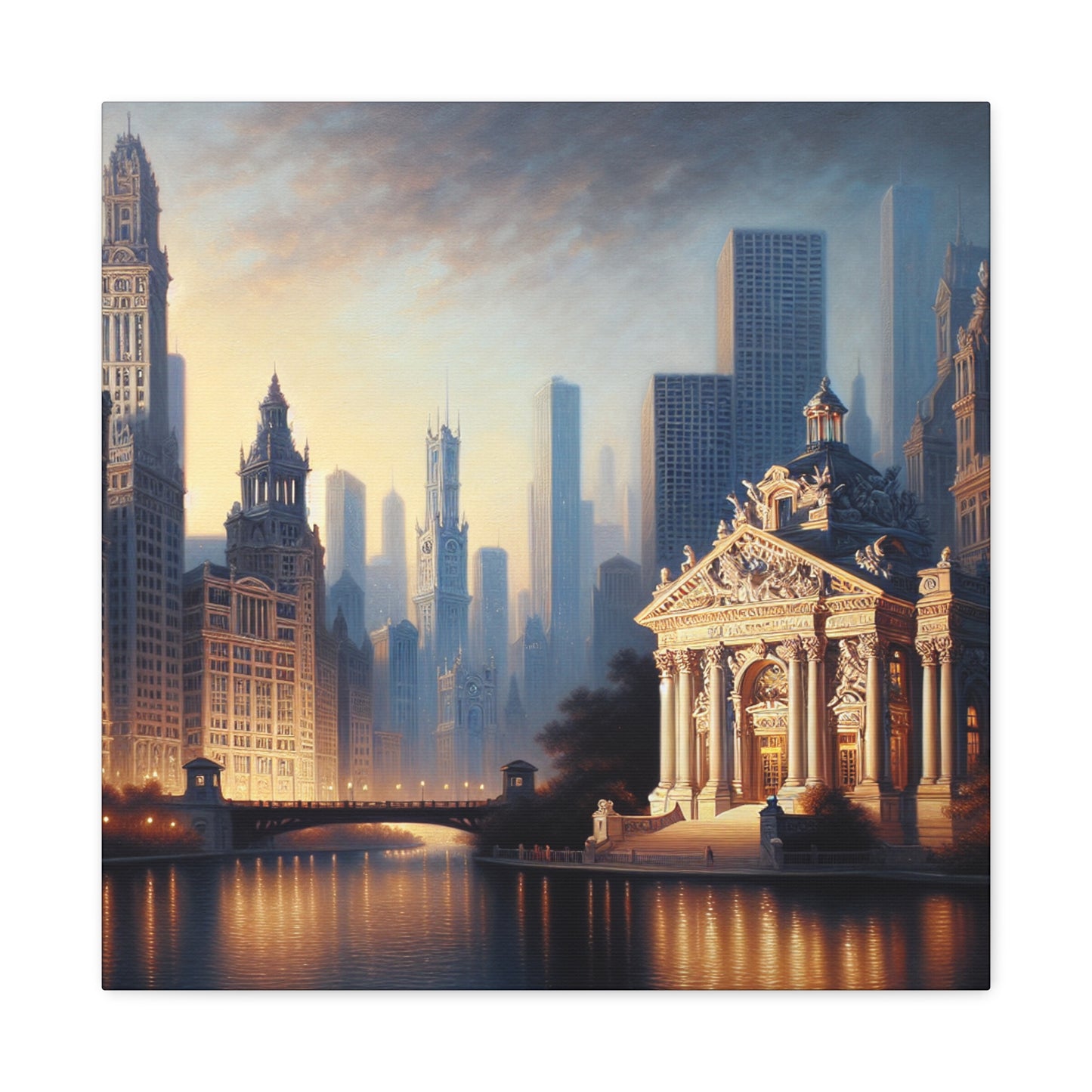 "Enchanting Chicagoland Elegance" - Canvas