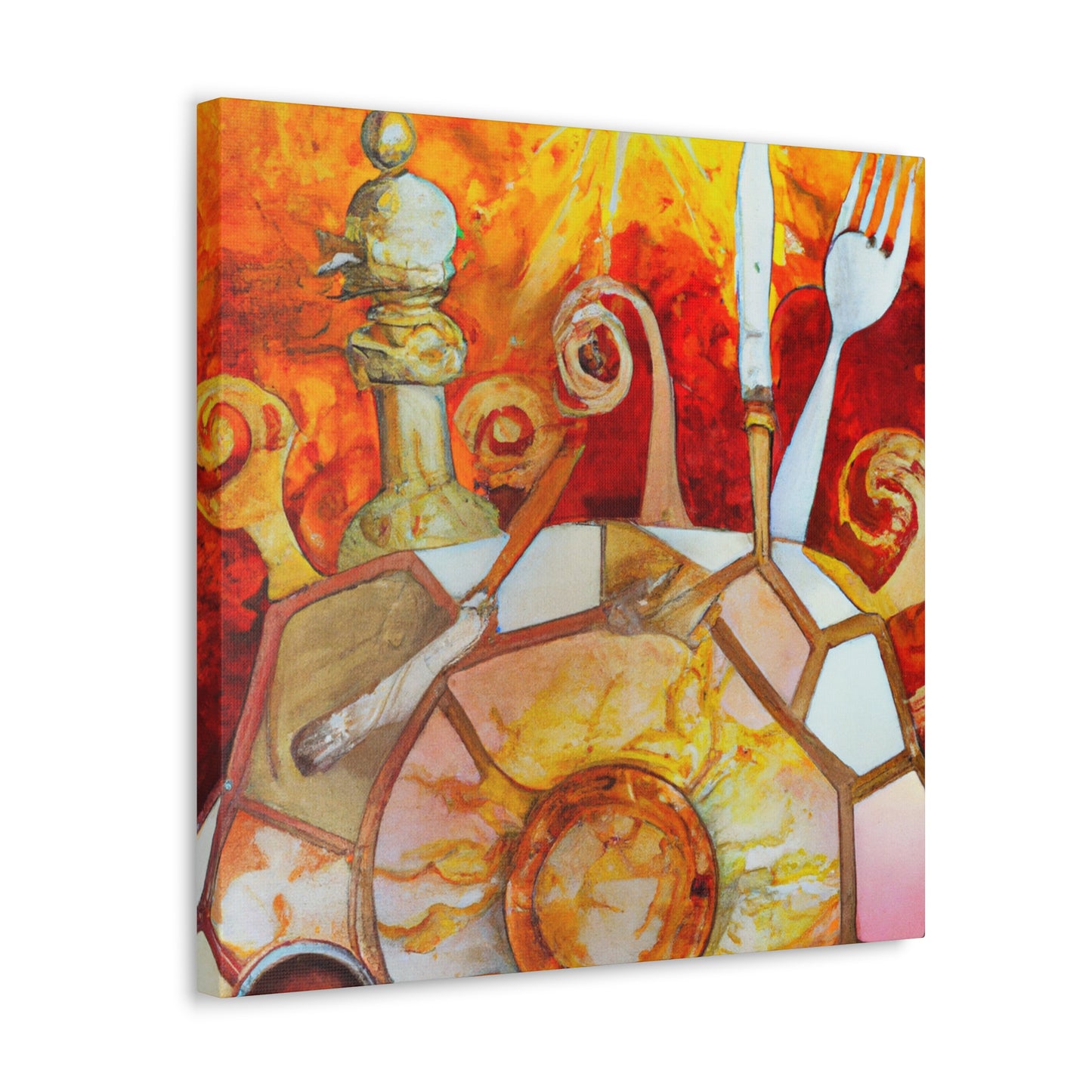 Victorian Steampunk Feast - Canvas