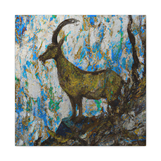 Chamois in Impressionism - Canvas